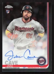 2019 Topps Chrome Jake Cave Auto Rookie Autographs #RA-JC Card - Picture 1 of 2