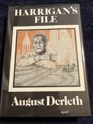August Derleth *RARE* Harrigan's File Book - 1975 - Arkham House - 1st ED — 第 1/4 张图片