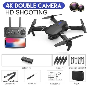 Professional Drone RC 4K Wide Angle HD Camera Foldable FPV Helicopter Wifi Hold - Picture 1 of 24