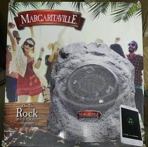 NEU Margaritaville On The Rock Outdoor drahtloser Bluetooth Audio Lautsprecher - Bild 1 von 2