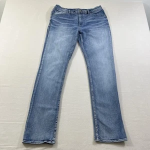 BKE Jake Men’s 33L x 32 Straight Leg Light Wash Stretch Jeans - Imagen 1 de 11