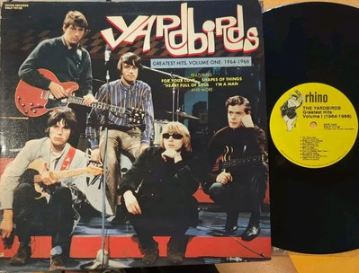 THE YARDBIRDS GREATEST HITS Vol. 1 (1964-1966) Vinyl LP Rhino RNLP 70128 1986 EX - Image 1 of 4