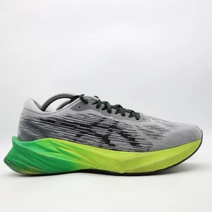 Asics Novablast 3 Gray Yellow Men’s Size 10.5 Athletic Running Sneakers 1011B458 - Picture 1 of 10