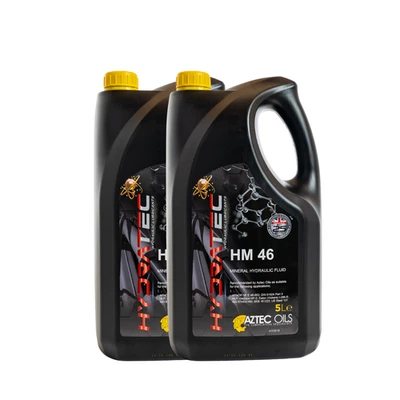 AZTEC 2x5L Hydratec ISO 46 Hydraulic Oil DIN 51524 Part II HLP AFNOR NF E 48-603