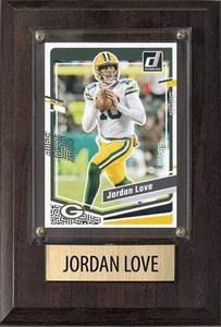 Jordan Love Green Bay Packers 2025 2024 Donruss Score Prizm Topps 4x6 Gift Plaqu - Picture 1 of 5