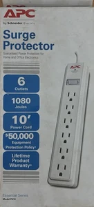 APC Mode P610 6 Outlets 10 Foot Cord 120V Surge Protector Brand New - Picture 1 of 1