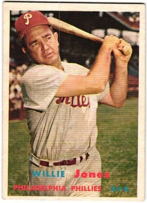 1957 Topps - Willie Jones #174 VG+ - Image 1 of 2