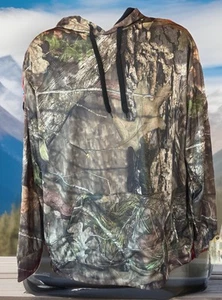 Mossy Oak Hoodie Men's Size XL Camo Lightweight Performance NWT Camouflage NEW - Picture 1 of 8