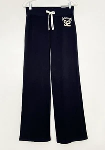 VTG Abercrombie Fitch Lightweight Sweatpants Girls XL(women’s xs) Navy/ Blue NWT - Picture 1 of 17