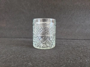 Vintage Bicchiere Vino in Vetro Diamond WexFord Motivo a Rombi - Picture 1 of 4