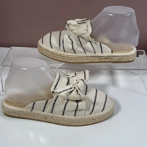 Papaya slip on large bow espadrilles slip on clogs mules women’s size 4 - Picture 1 of 6