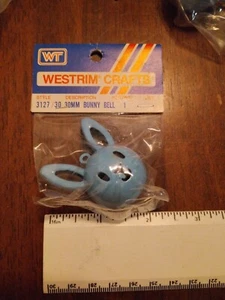 vintage metal West Rim Craft Bunny Bell - Picture 1 of 4