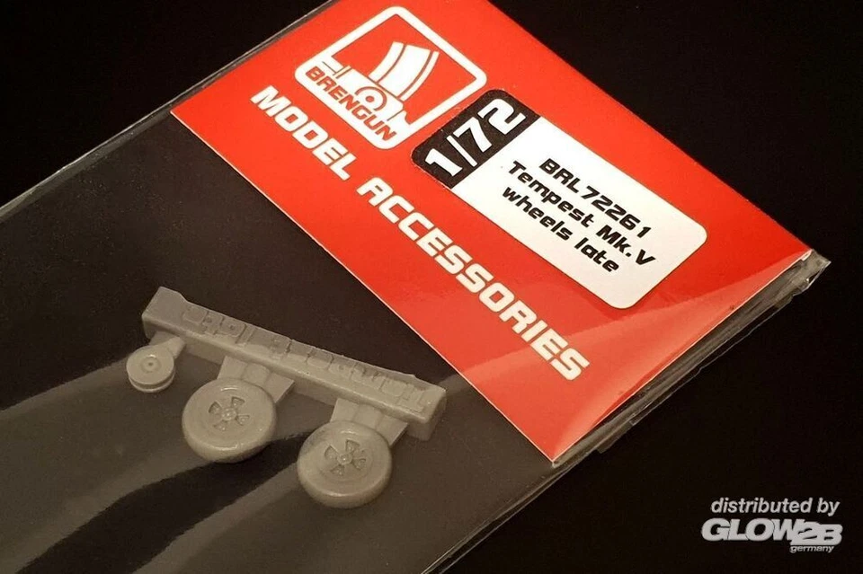 Brengun: Hawker Tempest Mk.V wheels LATE in 1:72 [5683908412] - Immagine 1 di 1