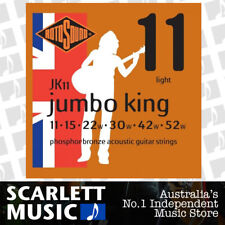 Rotosound JK11 Jumbo King Phosphor Bronze Acoustic Guitar Strings 11-52 - New