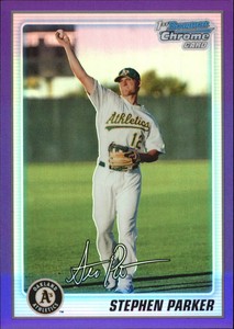 2010 Bowman Chrome Prospects Purple Refractors #BCP177 Stephen Parker