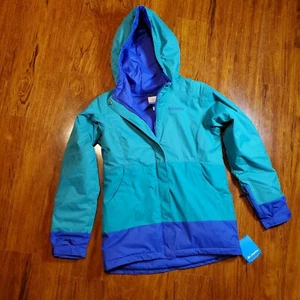 Columbia Tenacious Giacca Invernale Impermeabile Giovanile Grande Acqua 5 Tasche RN69724 - Foto 1 di 7