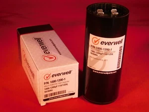 1000 - 1200 MFD 125 vac Electric Motor Start Capacitor uf HVAC volts FREE SHIP - Picture 1 of 1