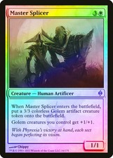 Master Splicer FOIL New Phyrexia NM White Uncommon MAGIC MTG CARD ABUGames