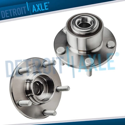 Pair Front Wheel Bearing and Hubs Assembly for 2004 2005 Mazda 3 w/ ABS 5 Lugs - Image 1 of 4