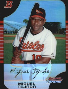 2005 Bowman Chrome Refractors #3 Miguel Tejada