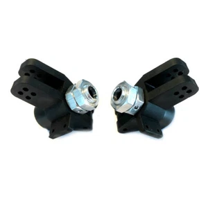 HoBao Hyper 7 Rear Hubs / Nuts / Carrier - New Genuine Parts - Picture 1 of 2