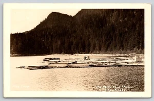Postal RPPC Harbor Scene Sitka Alaska - Imagen 1 de 2