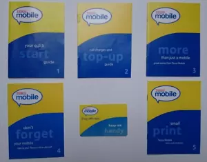 2003 TESCO MOBILE START UP PACK WALLET INFORMATION BOOKLETS NOKIA 3310 - Zdjęcie 1 z 2