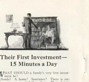 Magazine Print adDr.Elito’s P.FCollier& Son Com.New York City 15 Minutes a Day - Picture 1 of 6