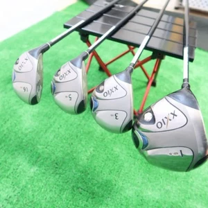Lefty DUNLOP XXIO DRIVER Fairway Wood Hybrid Utility 4pcs Set Flex-R MP500 No HC - Picture 1 of 9