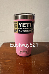 YETI 10 oz POWER PINK rambler with MagSlider Lid - Limited Edition Color