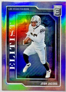 2023 Panini Donruss Elite Josh Jacobs Inserto "Elitista" #EL-7 LAS VEGAS RAIDERS - Imagen 1 de 4