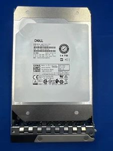 XXFFG Dell 14TB 7.2k SAS 12Gb/s NL 3.5in HDD 0XXFFG MG07SCA14TEY Gen 14 - Afbeelding 1 van 3