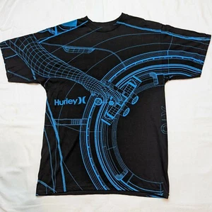 Hurley X Tron Legacy All Over Print Light cycle Disney T-Shirt Medium 2010 - Picture 1 of 6