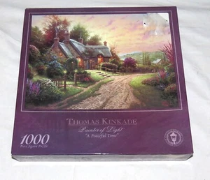 Thomas Kinkade A Peaceful Time 1000 Piece Jigsaw Puzzle - New Sealed - Picture 1 of 1