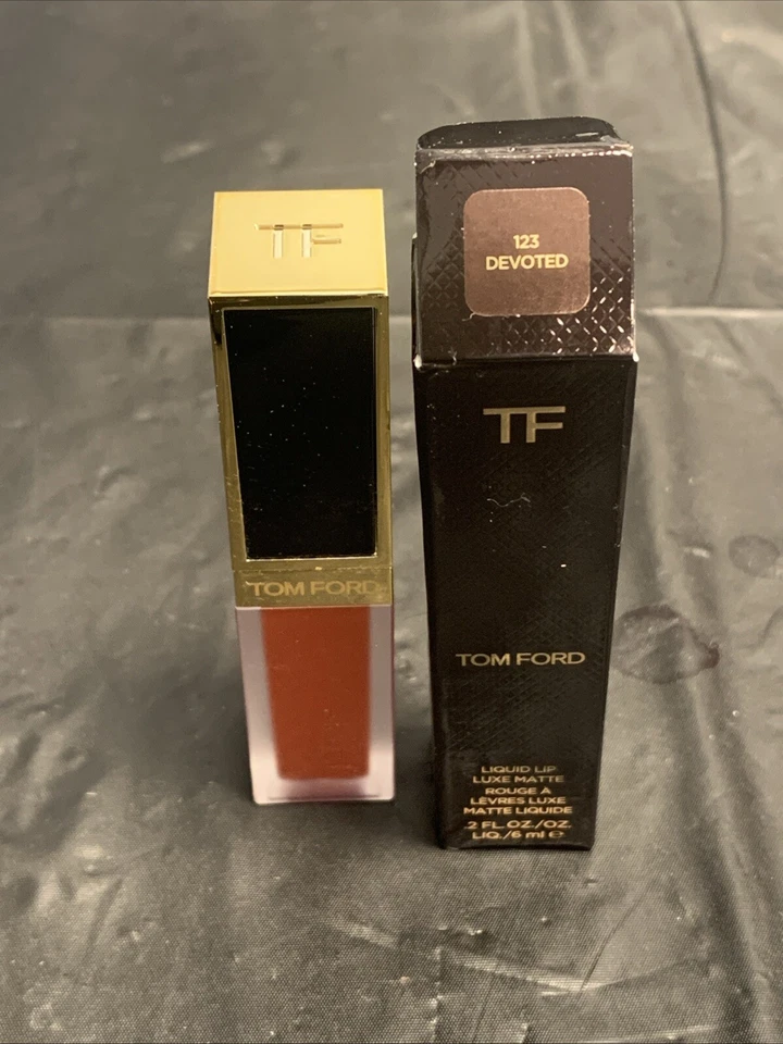 Tom Ford Liquid Lip Luxe Matte 123 DEVOTED 0.2 Fl Oz NEW IN BOX - Image 1 of 1