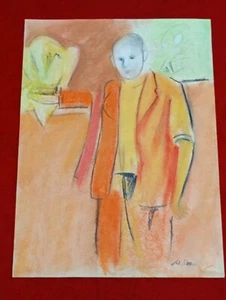 Willem de Kooning Drawing on paper (Handmade) signed and stamped mixed media. - Picture 1 of 7