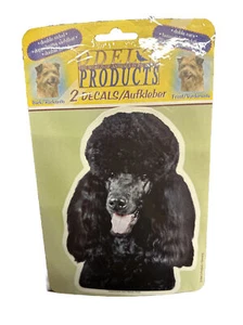 Poodle Sticker Double-Sided Visible Approx. 17 CM New IN Foil - Picture 1 of 1