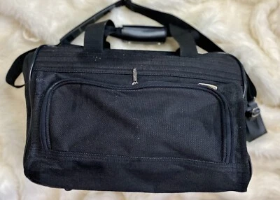 Jaguar Shoulder Bag Carry On Overnight Black Weekender Travel #93677 JC Penney - Image 1 of 4