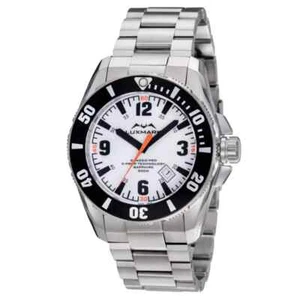 Reloj de buceo Luxmark Candeo 45 mm para hombre -500M WR, caja y pulsera de titanio, fecha - Imagen 1 de 7