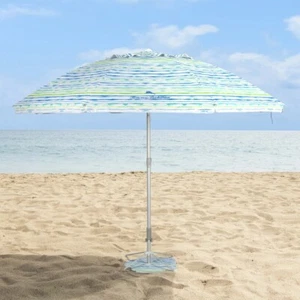 Tommy Bahama UPF 50+ ANCHORX 8’ Beach Umbrella - Picture 1 of 9