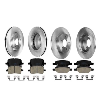 Rotores de freno delanteros y traseros pastillas de freno para Pontiac G4 G5 G6 2006-2010 Foto 1 de 4