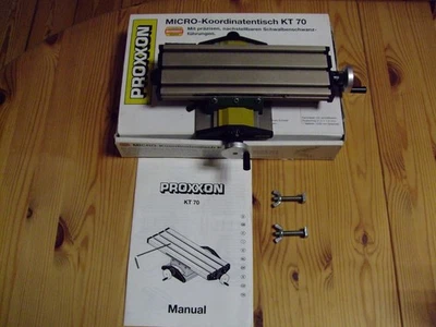 PROXXON Micro - Koordinatenstisch KT 70 mit Schwalbenschwanzführungen - Bild 1 von 4