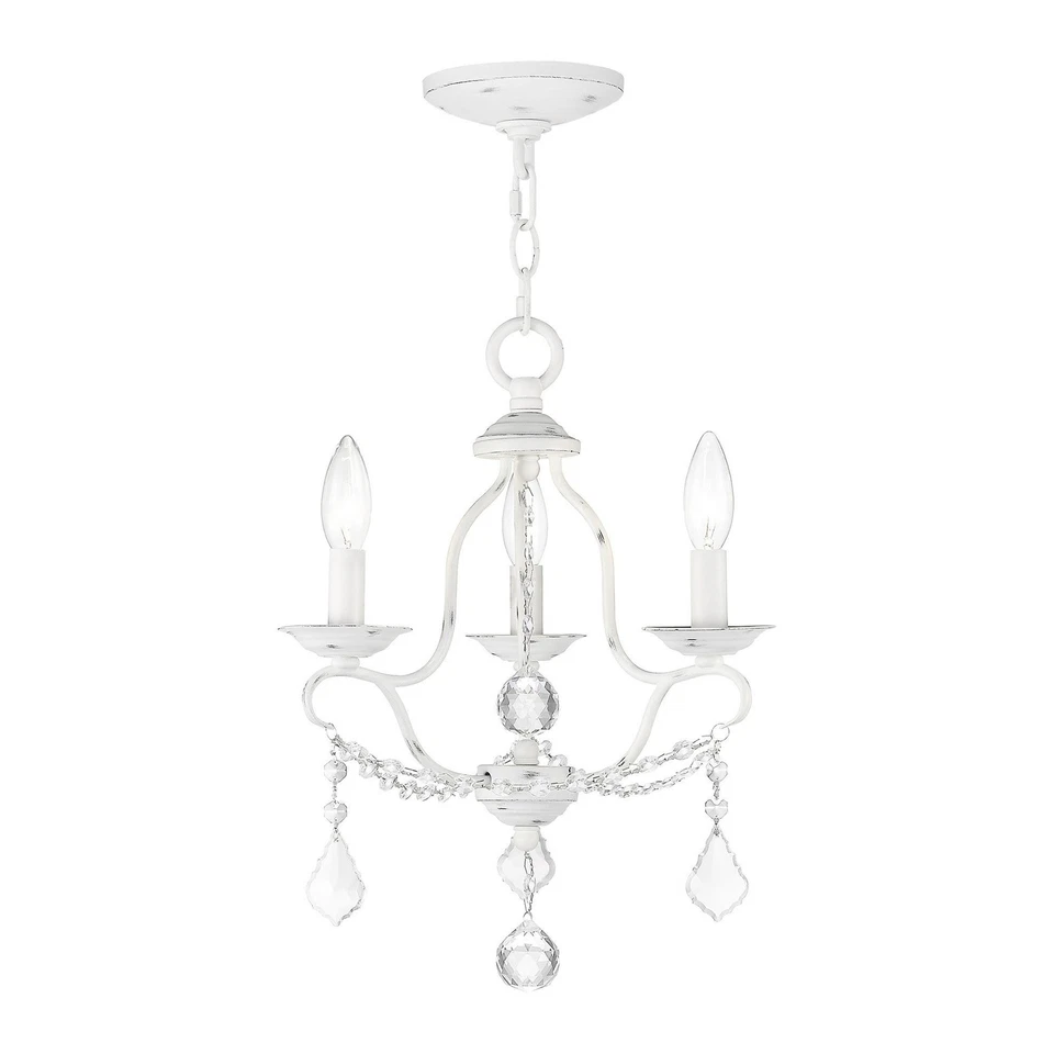 Livex Lighting - Chesterfield - 3 Light Mini Chandelier in French Country Style - Image 1 of 1