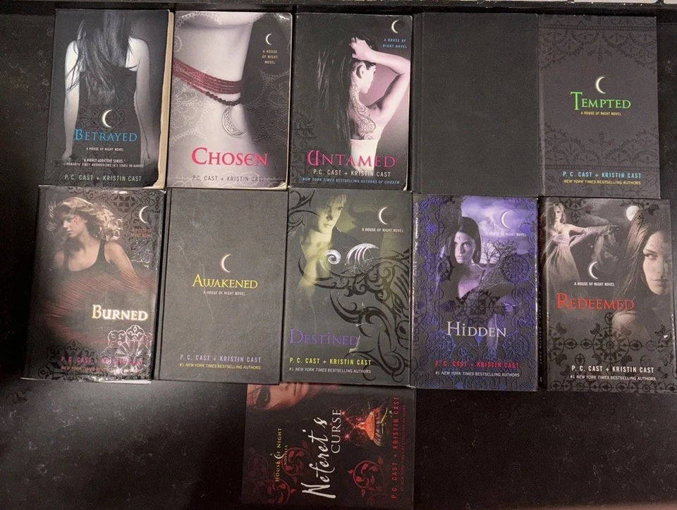 House of Night Series P.C. Cast Missing Books 1 & 11 Hard / Cover Paper Neferets - Image 1 of 4