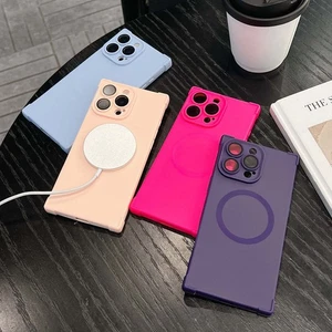 Fr iPhone 17 Pro Max Air 16 15 14 13 TPU Protective Magnetic Case Lens Protector - Picture 1 of 31