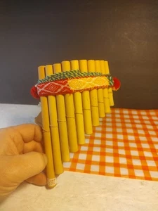 Pan Pipes Made In Peru Ciap Ten Thousand Villages - Picture 1 of 12