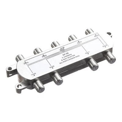 Splitter Cavo Coassiale Digitale 8 Vie 5-2400 MHz, Compatibile RG6, Funzione3188 - Immagine 1 di 4
