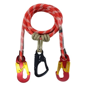 Pelican Rope LYKM-162P-12SH 2-in-1 Prusik Positioning Lanyard, 1/2" X 12' - Picture 1 of 1