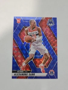 Mosaico Alexandre Sarr RC 2024-25 novato mosaico azul/199 #216 Wizards - Imagen 1 de 4