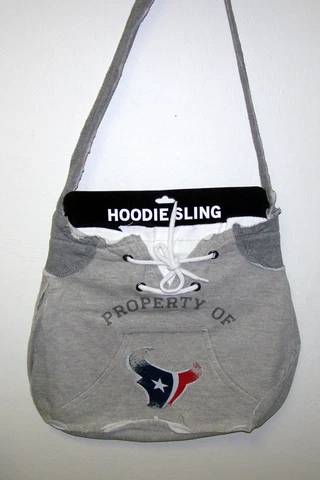 Houston Texans NFL Team Hoodie Sling Tailgate Tote Bag Purse Carry-all Cool! Cover